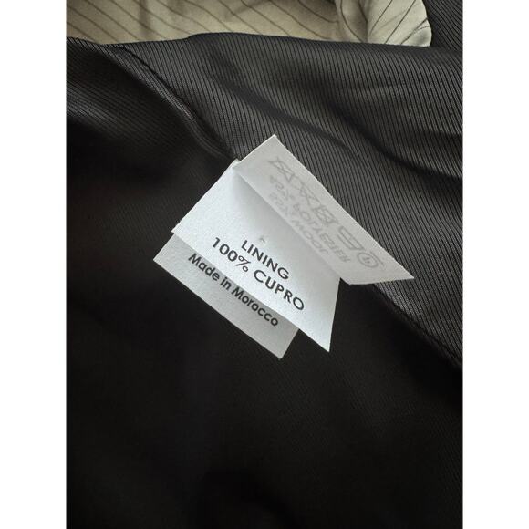 Dries Van Noten Slate-Blue Wool-Blend Blazer Suit Jacket - Picture 7 of 7